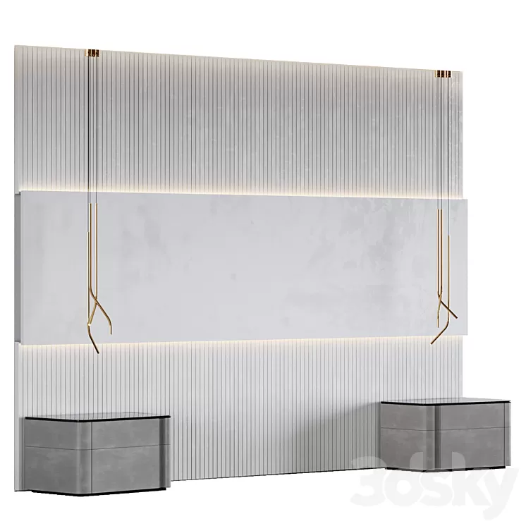 Wall panel 3D Model Wall panel 3D Model