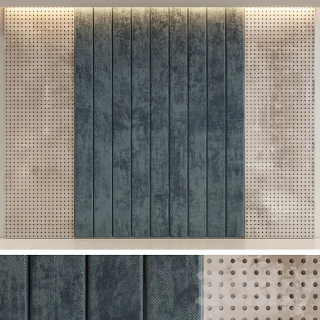 Wall panel 3D Model Wall panel 3D Model