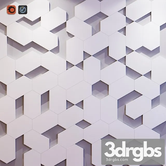 Wall panel 3D Model Download