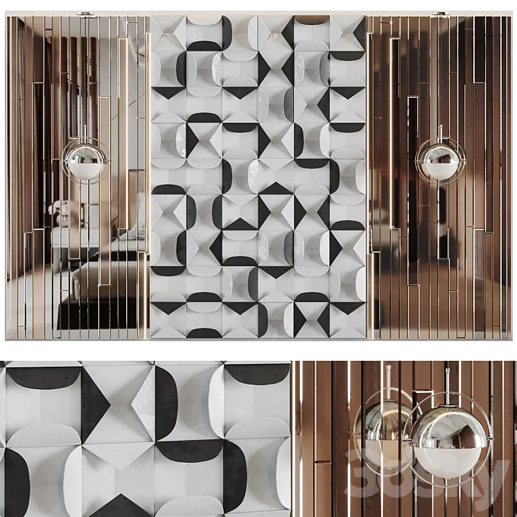 wall panel 3D Model Free Download wall panel 3D Model Free Download