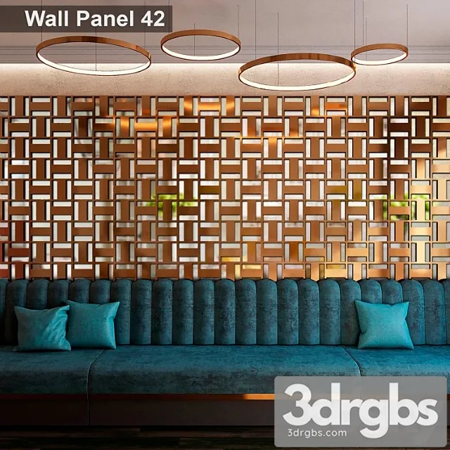 Wall panel 42 3D Model Download