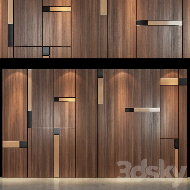 Wall Panel 42 3D Model Wall Panel 42 3D Model