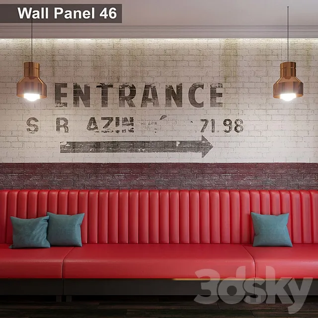 Wall Panel 46 3DModel Wall Panel 46 3DModel