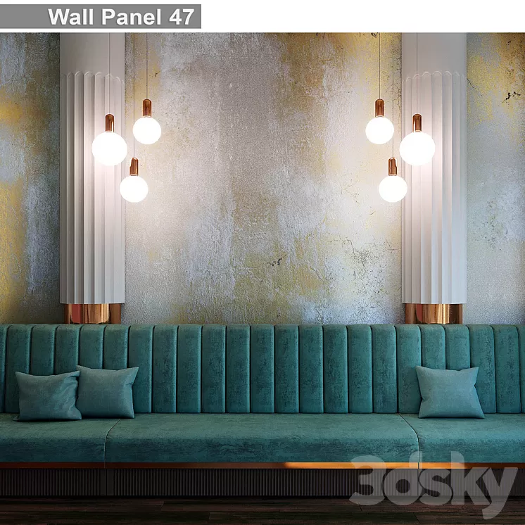 Wall Panel 47 3D Model Wall Panel 47 3D Model