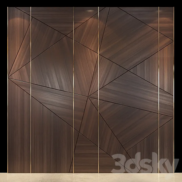 Wall Panel 48 3D Model Wall Panel 48 3D Model