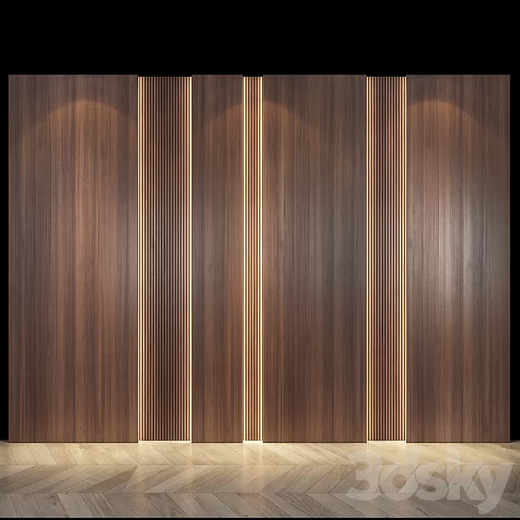 Wall Panel 49 3D Model Wall Panel 49 3D Model