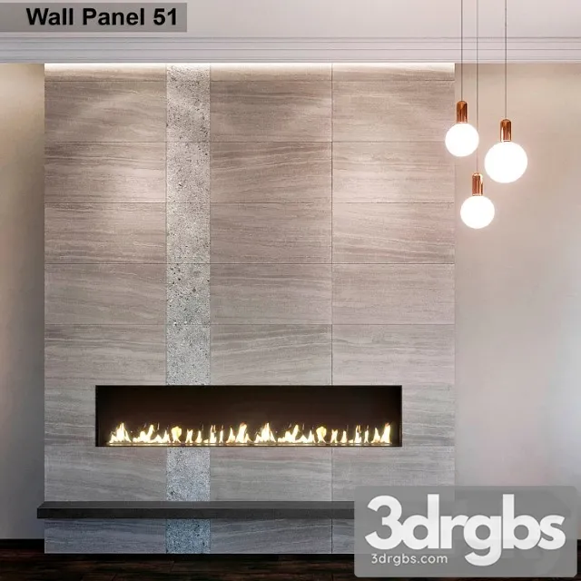 Wall Panel 51 3D Model Download