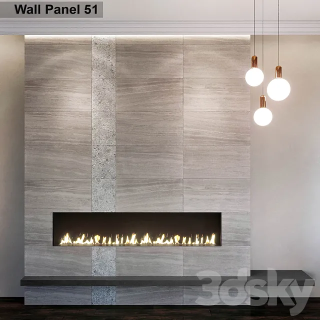 Wall Panel 51 3D Model