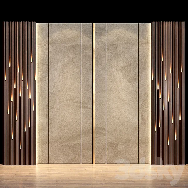 Wall Panel 55 3D Model Wall Panel 55 3D Model