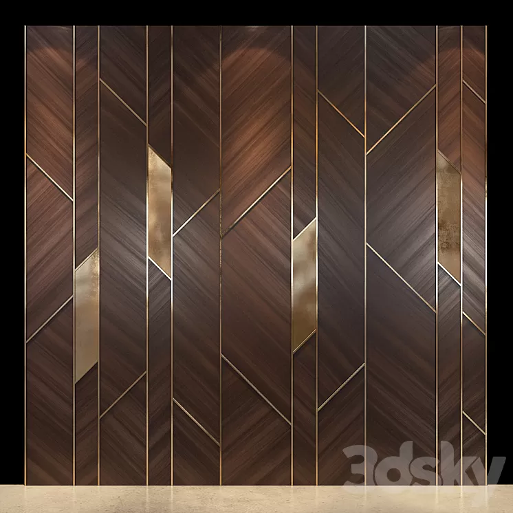 Wall Panel 61 3D Model Free Download