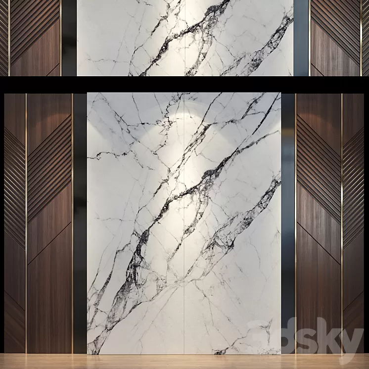 Wall Panel 68 3D Model Free Download