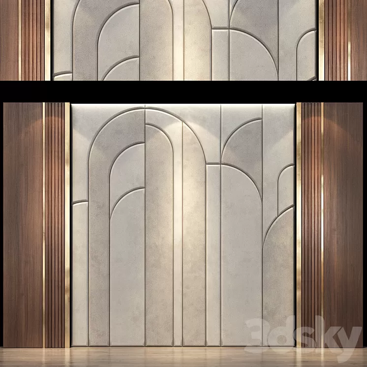 Wall Panel 77 3D Model Wall Panel 77 3D Model