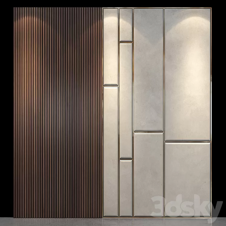 Wall Panel 82 3D Model Wall Panel 82 3D Model