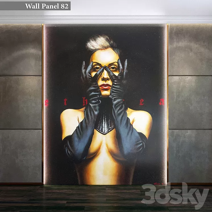 Wall Panel 82 3D Model