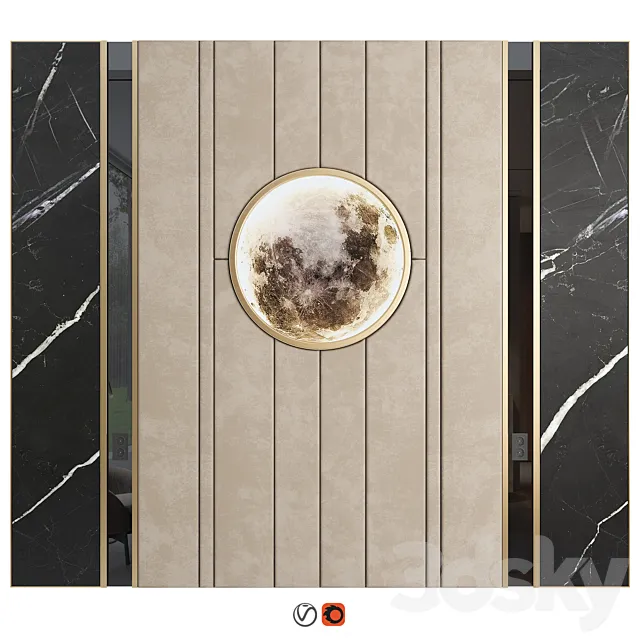 Wall Panel Decor 10 3D Model Wall Panel Decor 10 3D Model