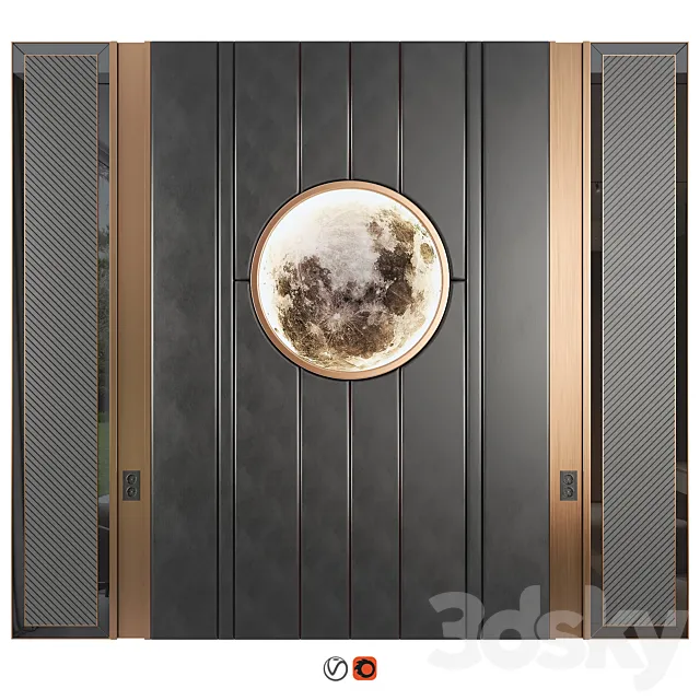 Wall Panel Decor 11 3D Model Wall Panel Decor 11 3D Model
