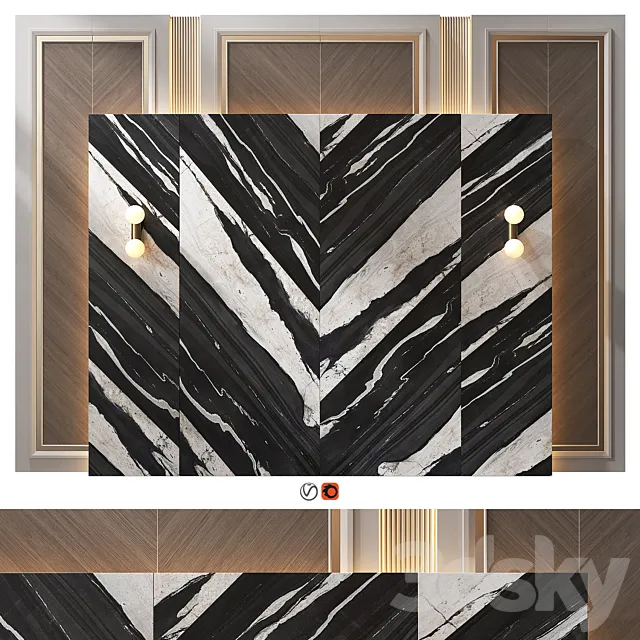 Wall Panel Decor 115 3D Model