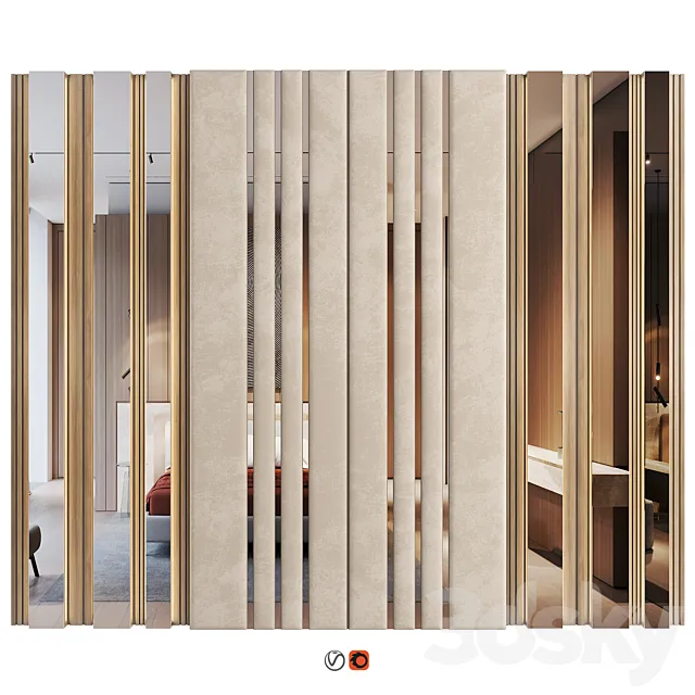 Wall Panel Decor 36 3D Model Wall Panel Decor 36 3D Model