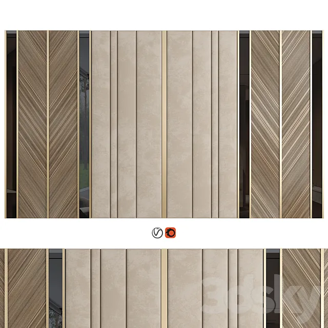 Wall Panel Decor 40 3D Model Wall Panel Decor 40 3D Model