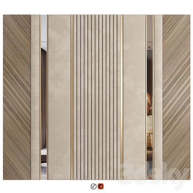 Wall Panel Decor 45 3D Model Wall Panel Decor 45 3D Model