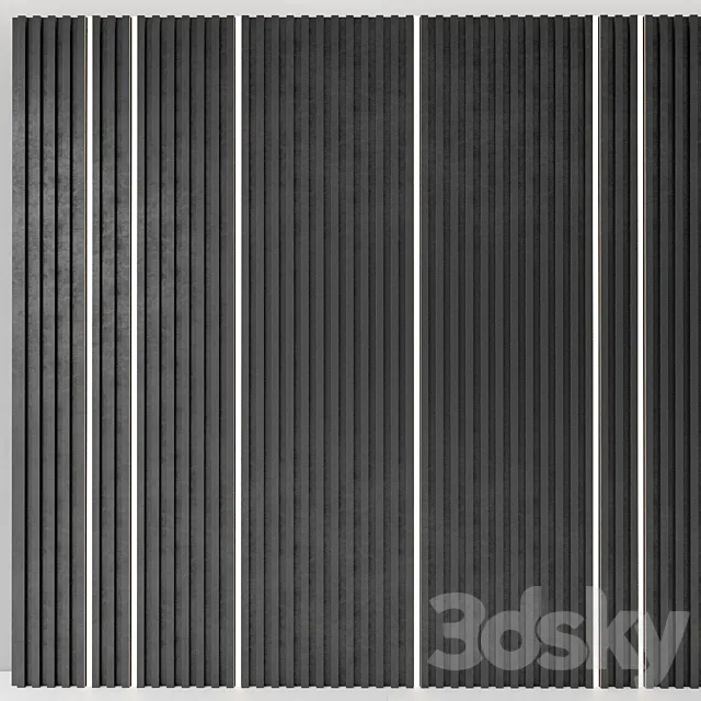 Wall panel. Decorative wall. 99 3D Model Wall panel. Decorative wall. 99 3D Model