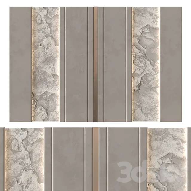 Wall panel №4 3D Model Wall panel №4 3D Model