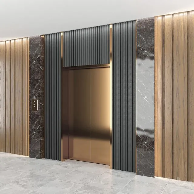Wall panel elevator 3D Model Wall panel elevator 3D Model