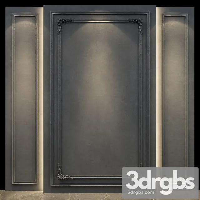 Wall Panel Gypsum Atucco Molding Set 02 3D Model Download Wall Panel Gypsum Atucco Molding Set 02 3D Model Download