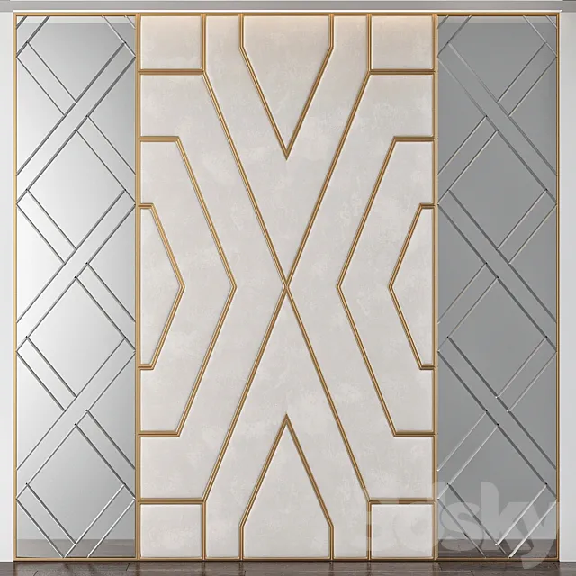 Wall Panel No. 126 3D Model Wall Panel No. 126 3D Model