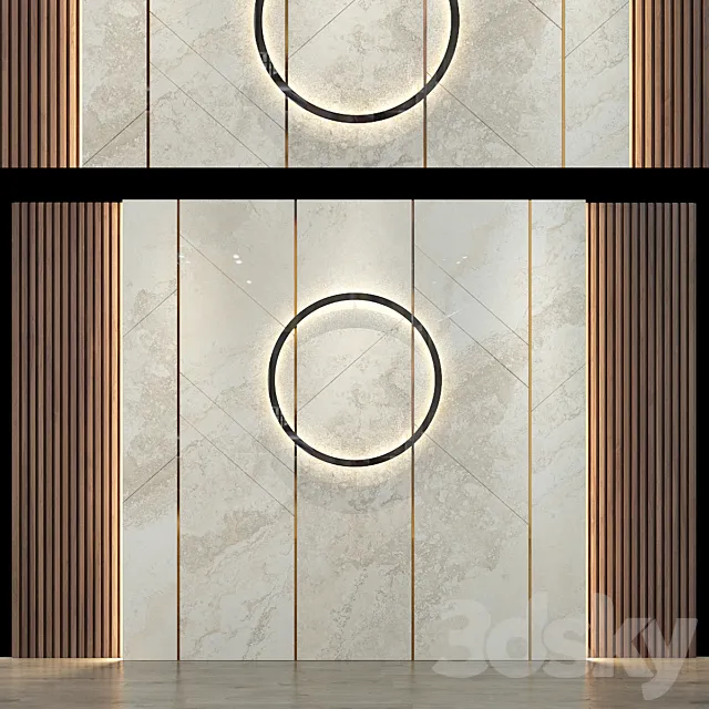 Wall Panel No.127 3D Model Wall Panel No.127 3D Model