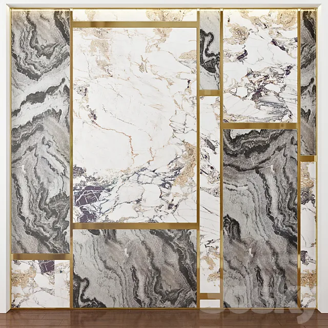 Wall Panel No.145 3D Model Wall Panel No.145 3D Model