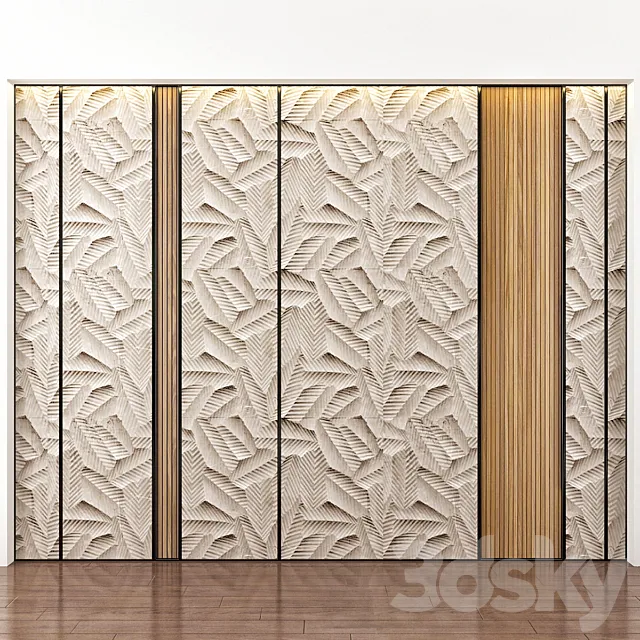 Wall Panel No. 154 3DModel Wall Panel No. 154 3DModel