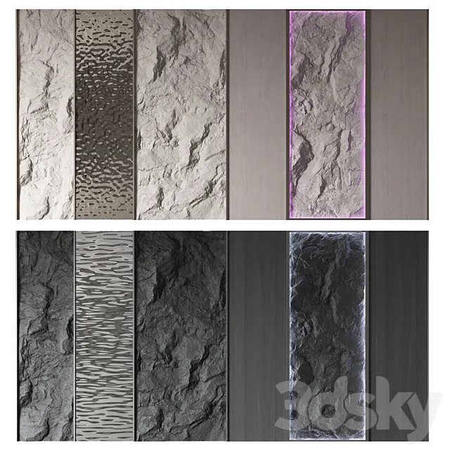 Wall panel No. 19 3D Model Wall panel No. 19 3D Model