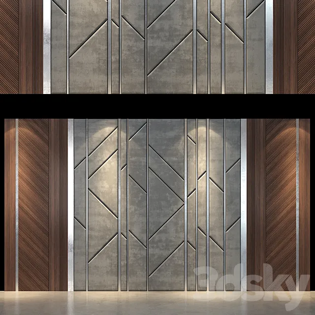 Wall Panel No.19 3D Model Wall Panel No.19 3D Model