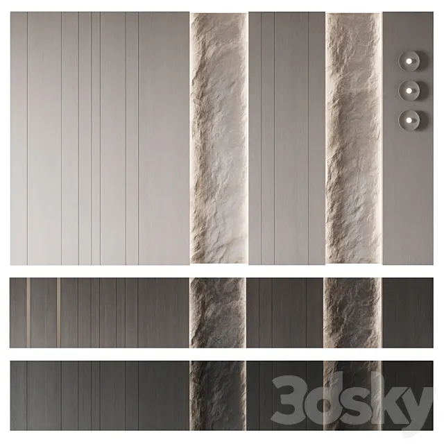 Wall panel No. 22 3D Model Wall panel No. 22 3D Model