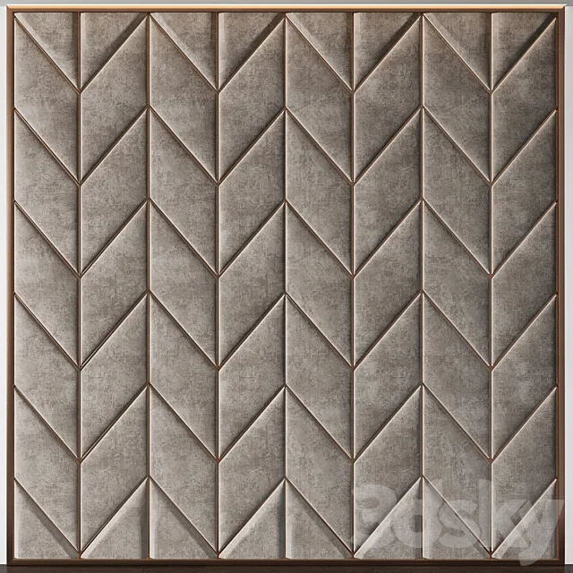 Wall Panel No. 37 3D Model Wall Panel No. 37 3D Model