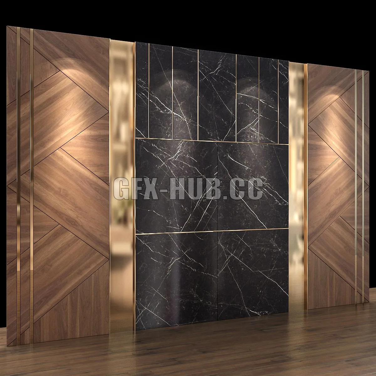 Wall Panel No 79 3D Model