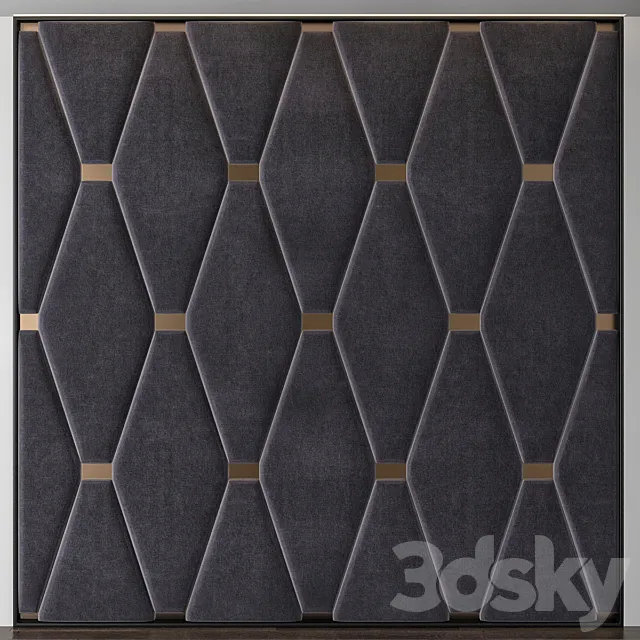 Wall Panel No. 86 3D Model Wall Panel No. 86 3D Model
