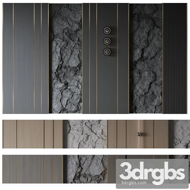 Wall Panel No10 3D Model Download