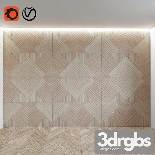 Wall panel noa tanzania wine 3D Model Download