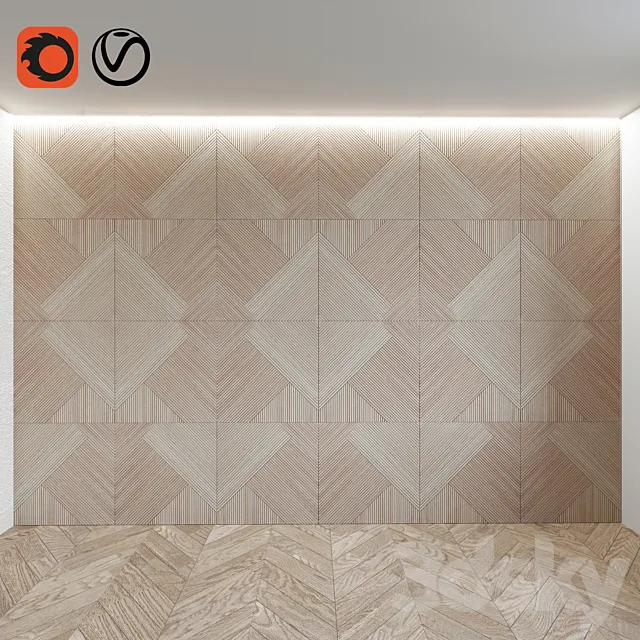 WALL PANEL NOA TANZANIA WINE 3DModel