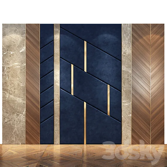 Wall Panel | set 48 3D Model Wall Panel | set 48 3D Model