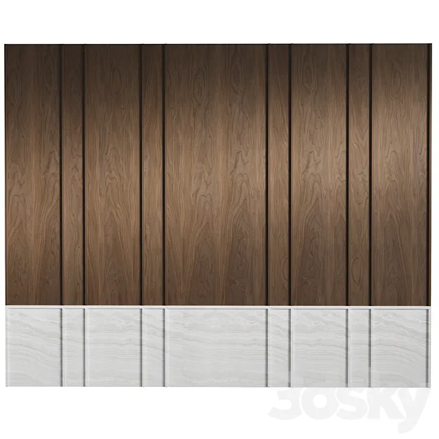 Wall panels 3D Model Wall panels 3D Model