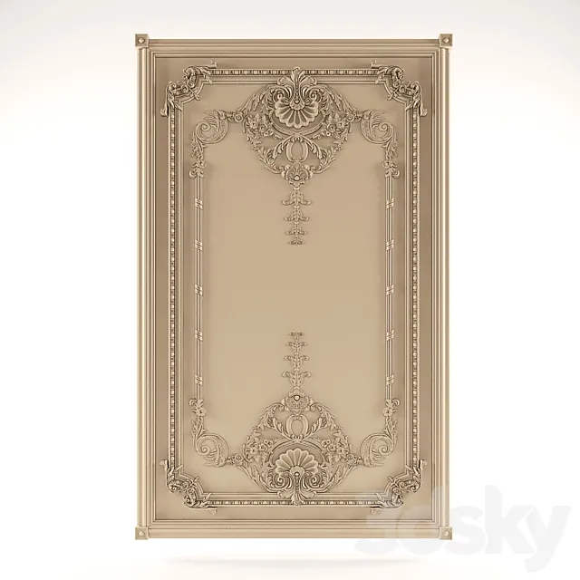 Wall Panels 3D Model