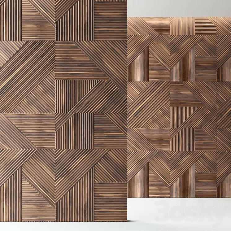 Wall panels Foglie d'Oro Arte Brotto Leonardo 3D Model