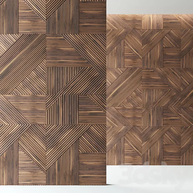 Wall panels Foglie d’Oro. Arte Brotto. Leonardo 3DModel Wall panels Foglie d’Oro. Arte Brotto. Leonardo 3DModel