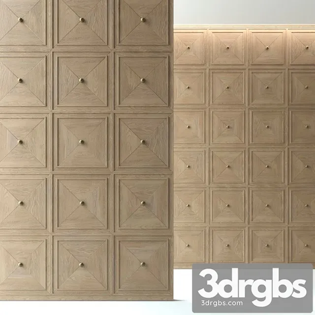 Wall panels luciano zonta squares 3D Model Download