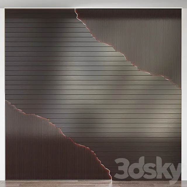 Wall panels No. 27 3D Model Wall panels No. 27 3D Model