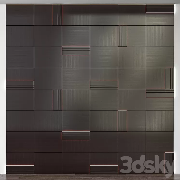 Wall Panels No. 34 3D Model