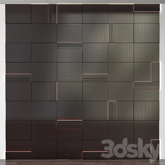 Wall Panels No. 34 3DModel Wall Panels No. 34 3DModel